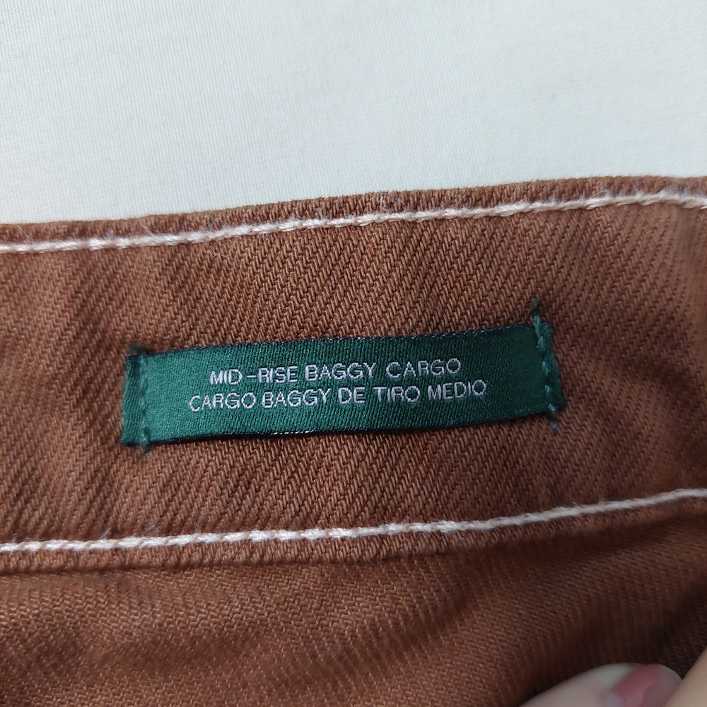 Wild Fable Women's Brown Wide Leg Cargo Pants - Picture 2 of 14